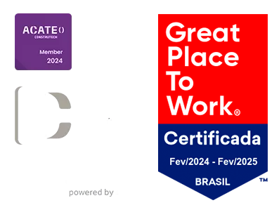 Selos ACATE, EnRedes e Great Place To Work 2024-2025 da TÁTICO
