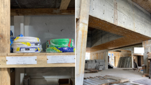 Almoxarifado organizado e obra em andamento da AS. RAMOS, exemplo de simplificação de processos